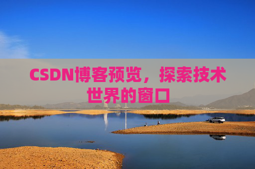 CSDN博客预览,探索技术世界的窗口